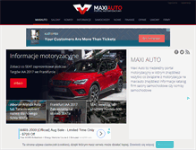 Tablet Screenshot of maxiauto.pl